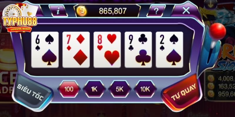 Mini Poker là siêu phẩm được kết hợp từ nhiều sản phẩm độc đáo